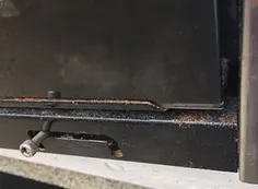 Techimpex Herdmontage Schritt 1 mit neuer Bodenplatte