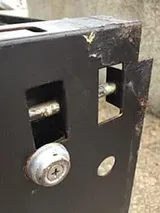 Techimpex-Herdmontage Schritt 4 mit restaurierter Frontplatte