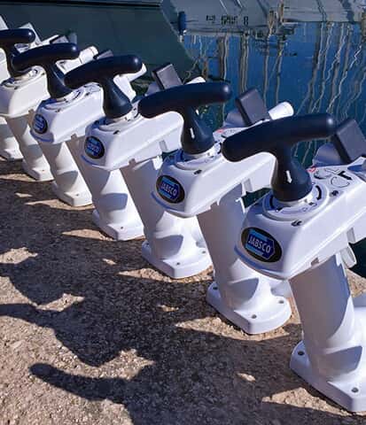 Servicing Jabsco manual toilet