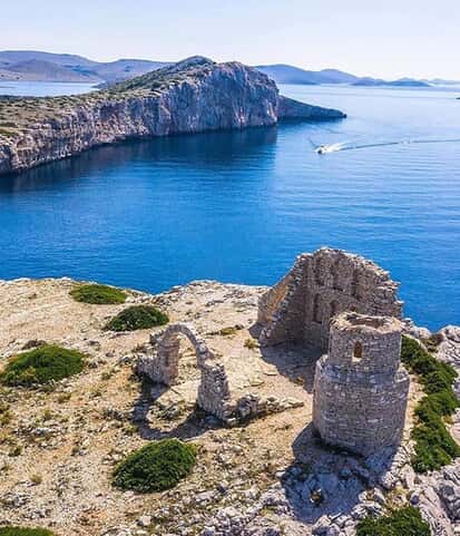 Kornati islands coastline in Croatia