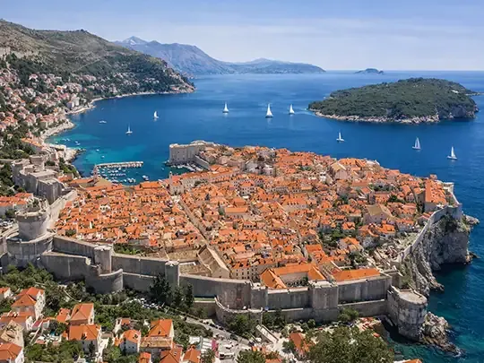 Dolazak u Dubrovnik na kraju južne rute