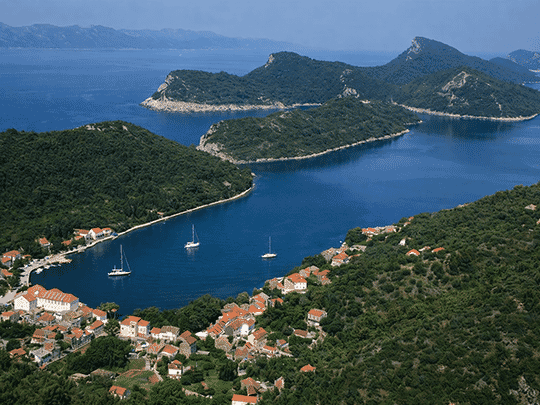 Sipan island overnight before Dubrovnik
