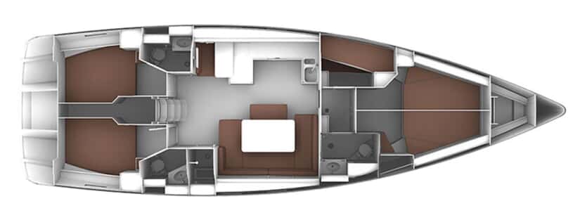 BAVARIA Cruiser 51 Grundriss